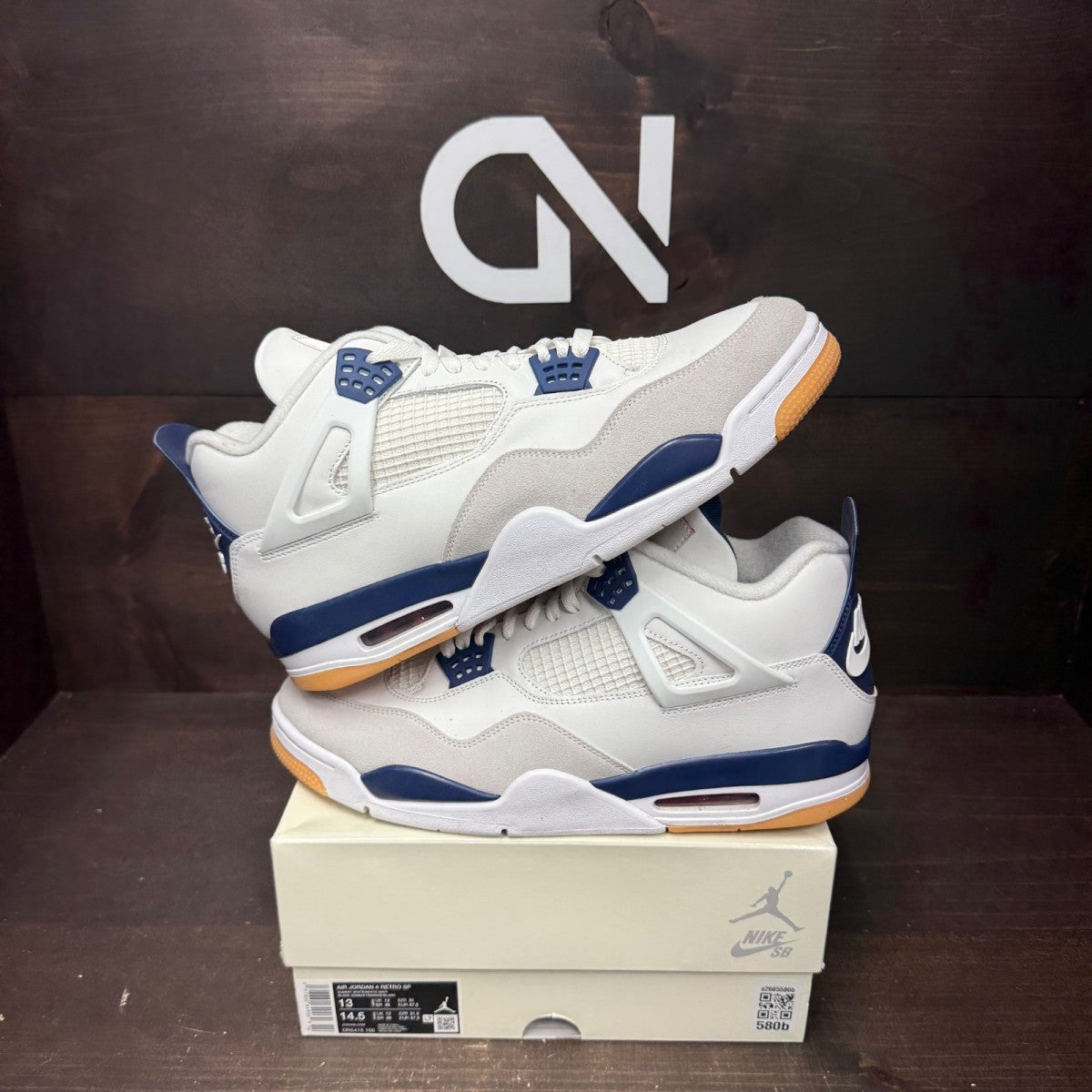 Jordan 4 Retro SB Navy - Image 1