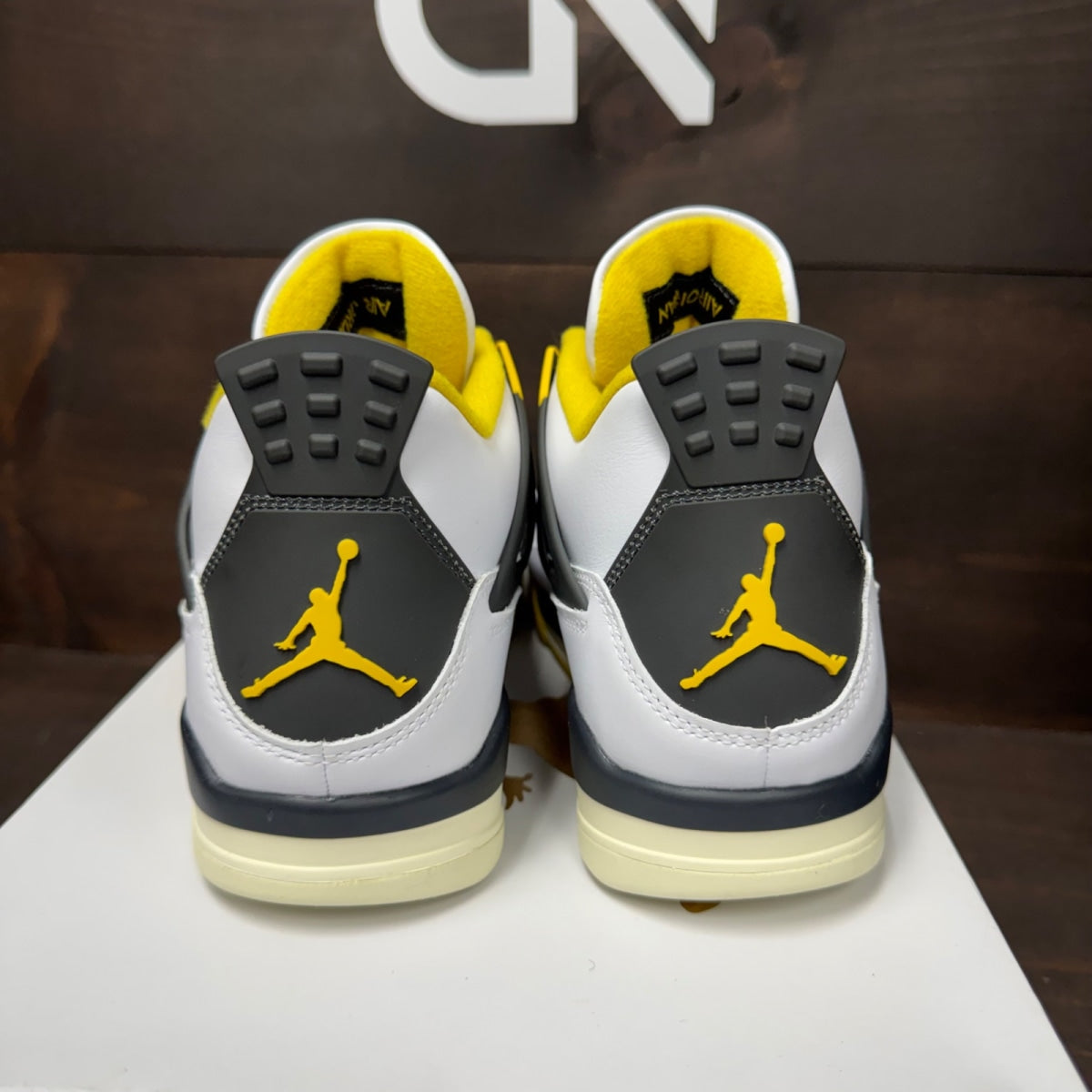 Jordan 4 Retro Vivid Sulfur (Women's) - Image 5