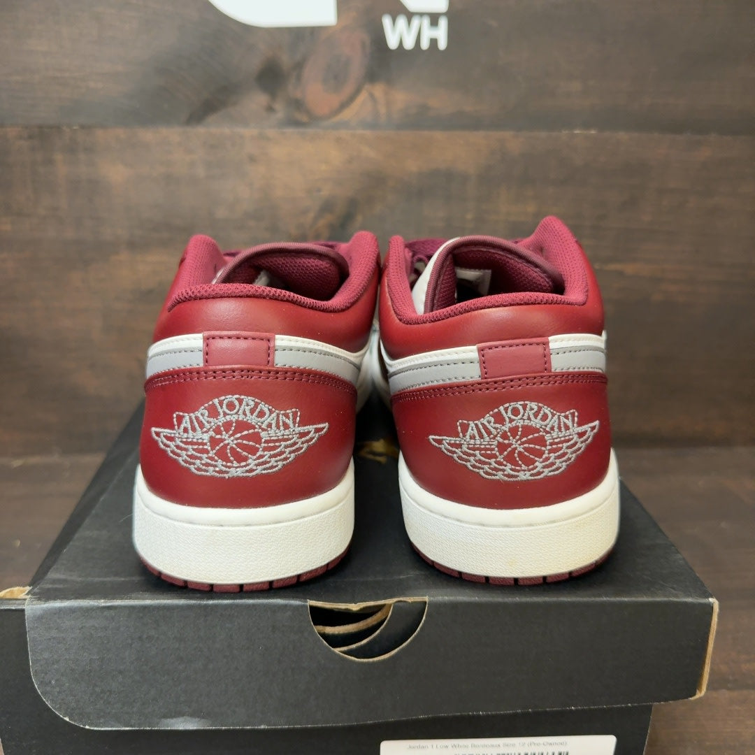 Jordan 1 Low White Bordeaux - Image 4
