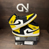 Jordan 1 Mid Yellow Toe Black - Image 1