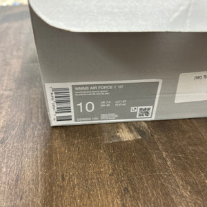 Nike Air Force 1 Low '07 White (Women's) Size 10W (Pre-Owned) - Image 6
