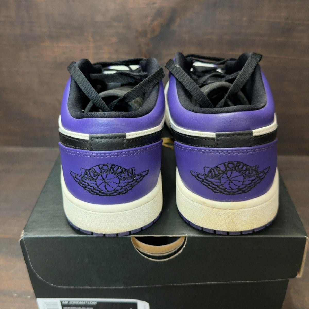 Jordan 1 Low Court Purple White - Image 4