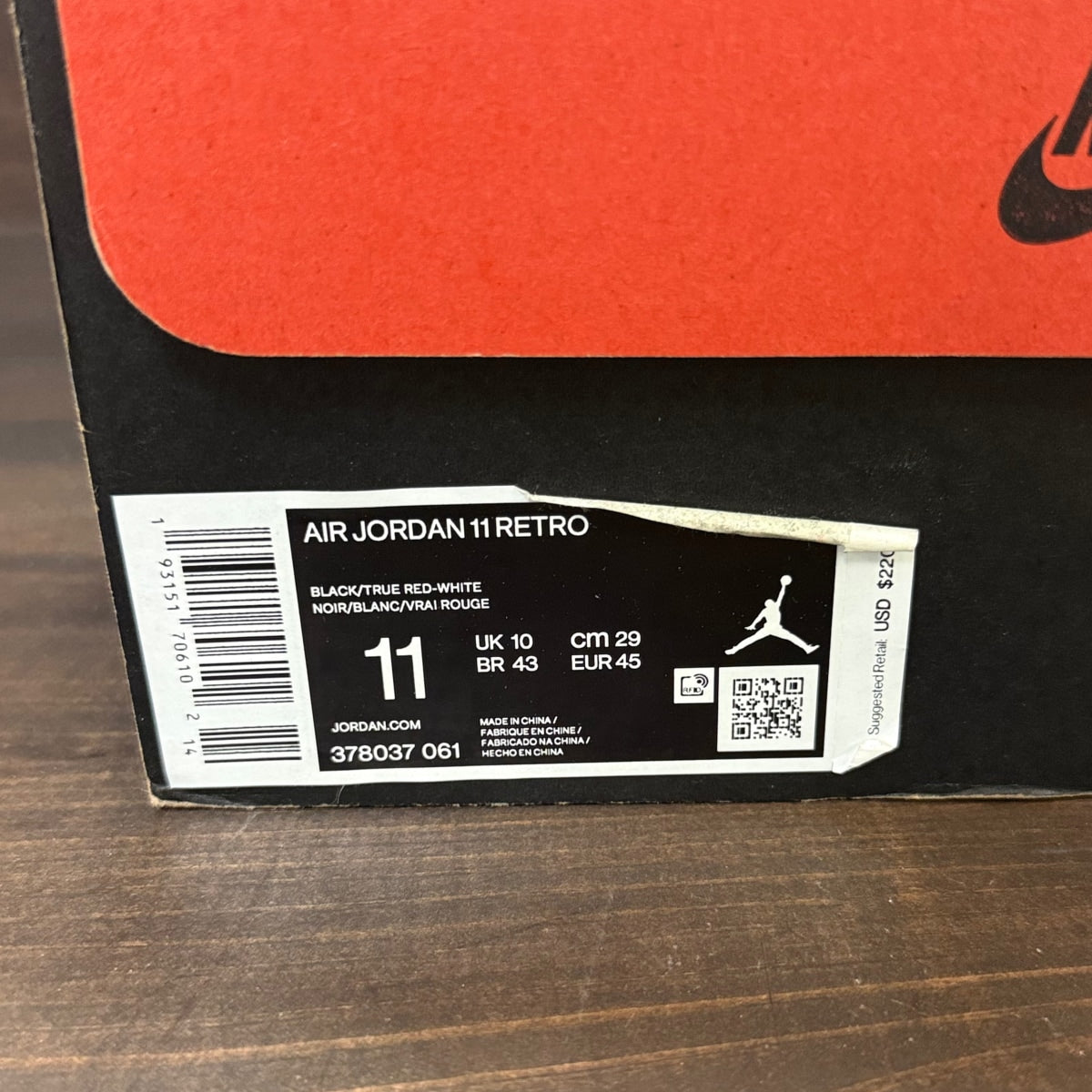 Jordan 11 Retro Playoffs Bred (2019) - Image 6