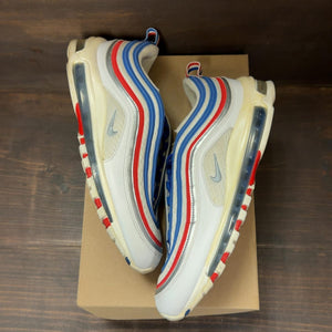 Nike Air Max 97 Game Royal Metallic Silver University Red Size 11.5 (Pre-Owned) - back