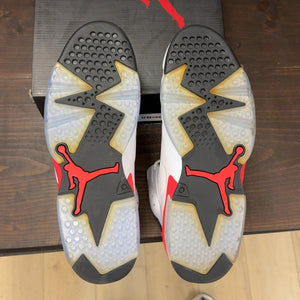 Jordan 6 Retro Infrared White (2014) Size 11.5 (Pre-Owned) - aux
