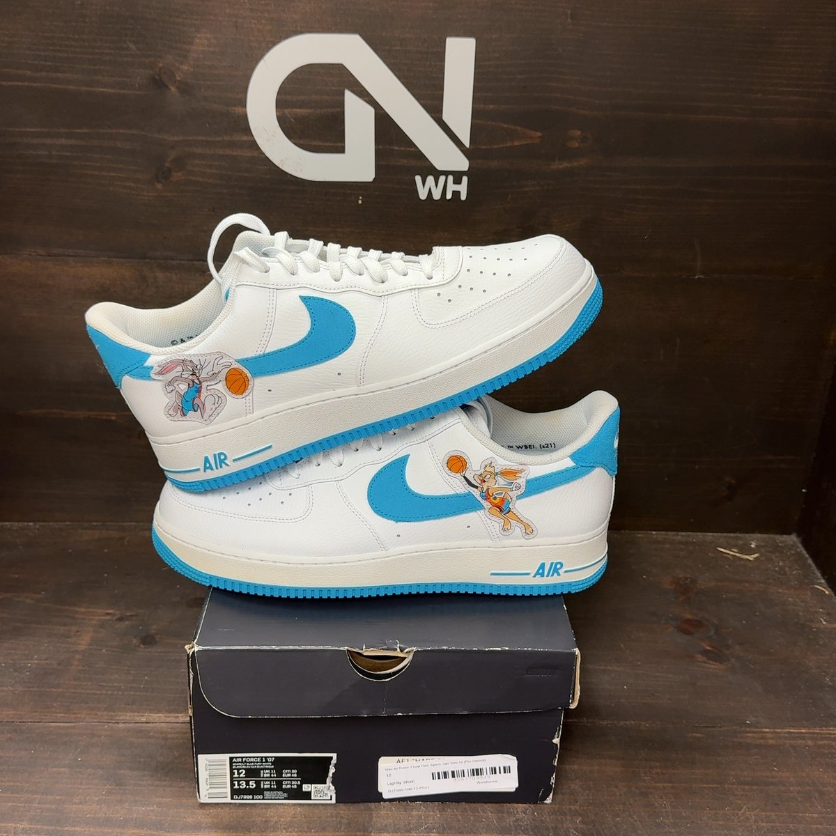 Nike Air Force 1 Low Hare Space Jam Size 12 (Pre-Owned) - front