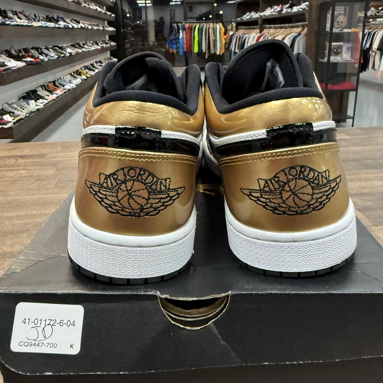 Gold Toe Jordan 1 Low (USED)
