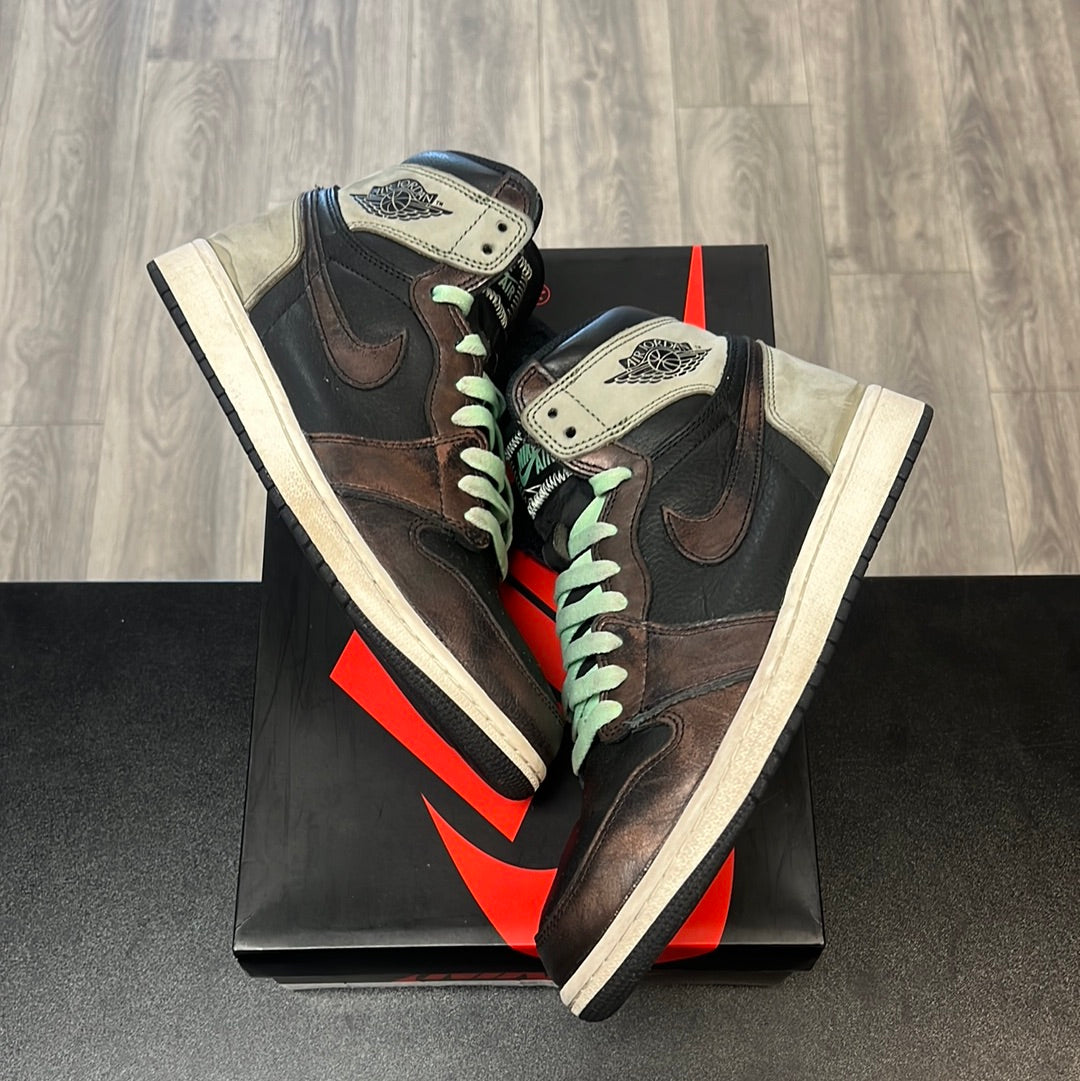Jordan 1 Retro High Light Army Rust Shadow Patina (USED)