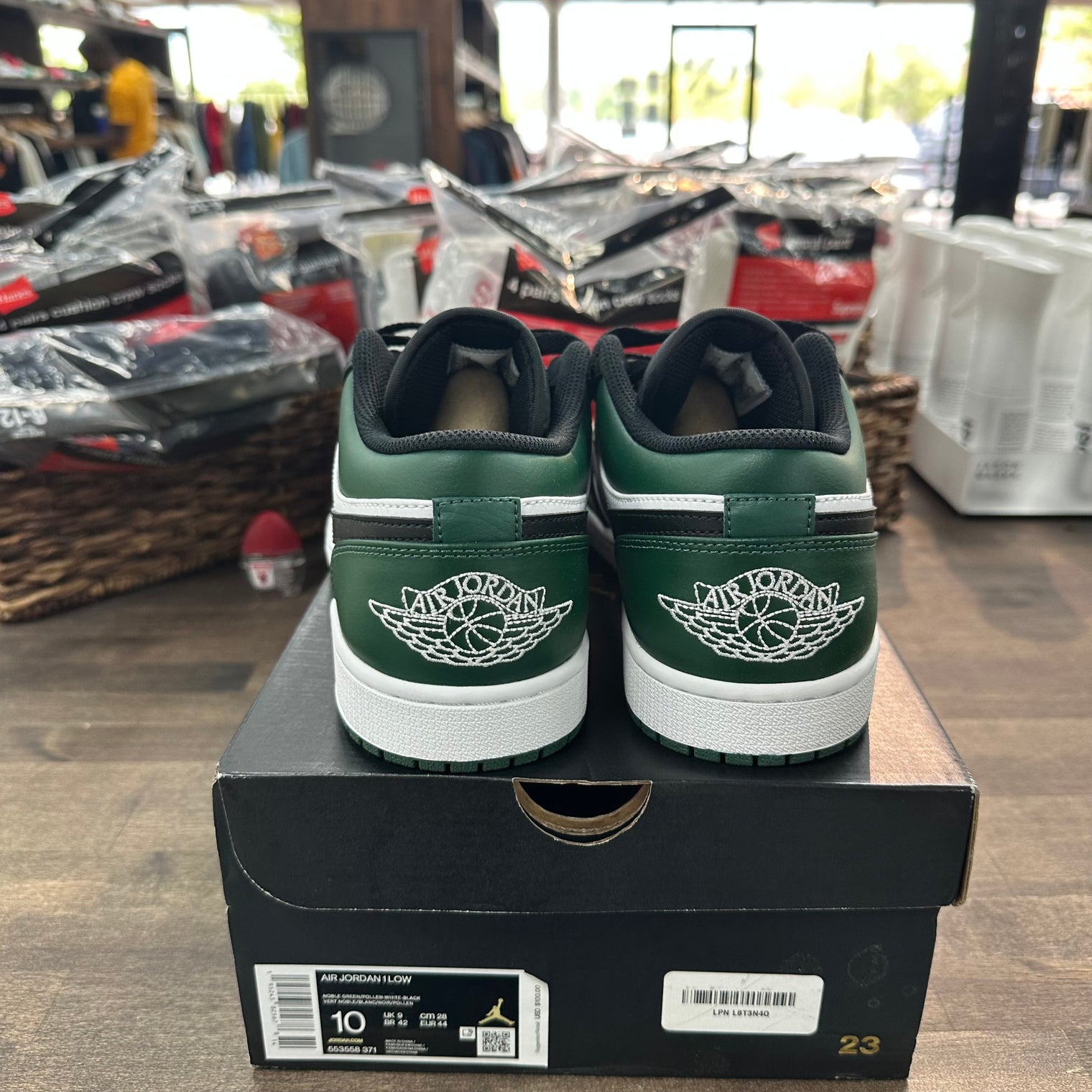 Green Toe Jordan 1 Low (USED)
