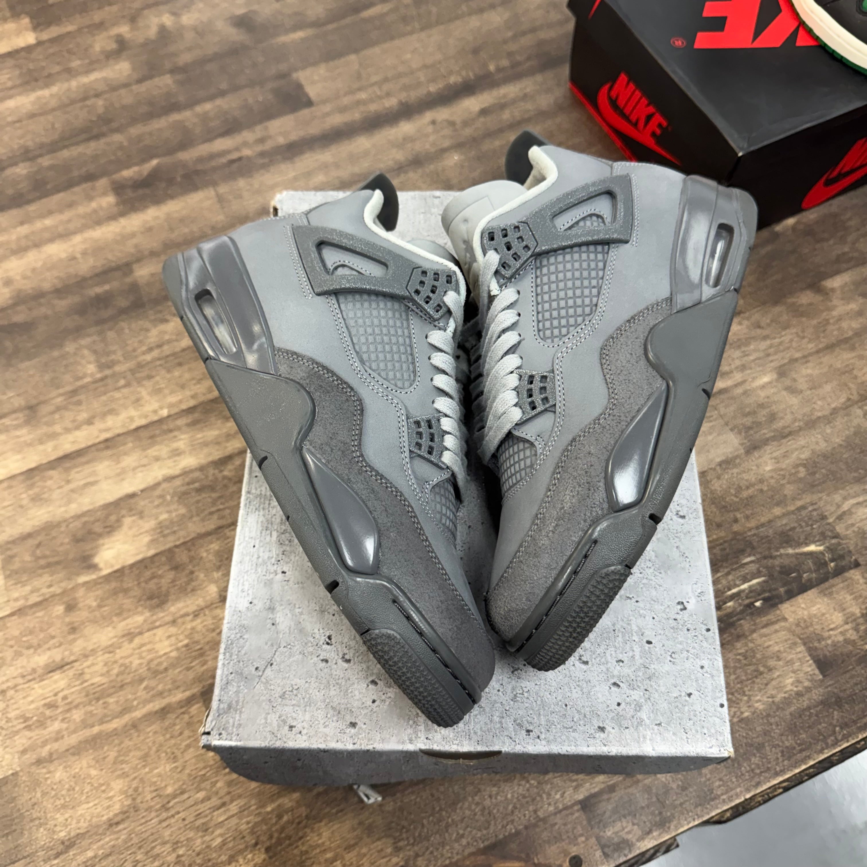 Jordan Paris Olympics Wet Cement Jordan 4 Retro SE (USED) Size 9.5 (Pre-Owned) - Image 1