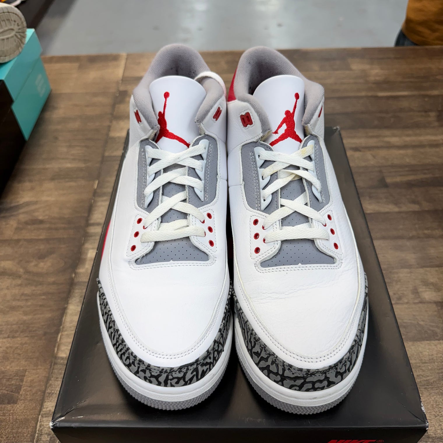 Fire Red Jordan 3 Retro (USED)