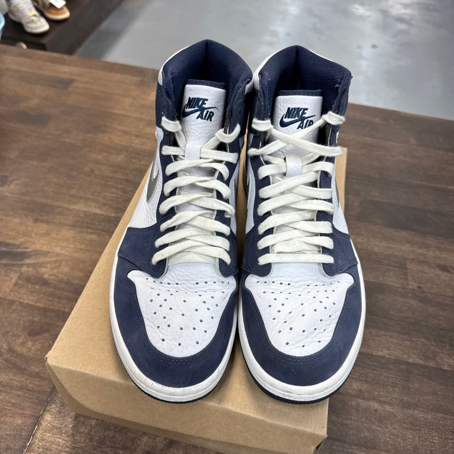 COJP Midnight Navy Jordan 1 High (USED,No Box)
