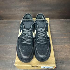 Nike Air Force 1 Low Off-White Black White Size 11 (Pre-Owned) - side