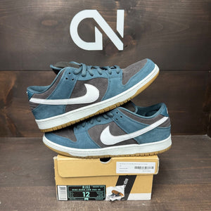Nike SB Dunk Low Pro Slate Blue White Tar Size 12 (Pre-Owned) - Image 1