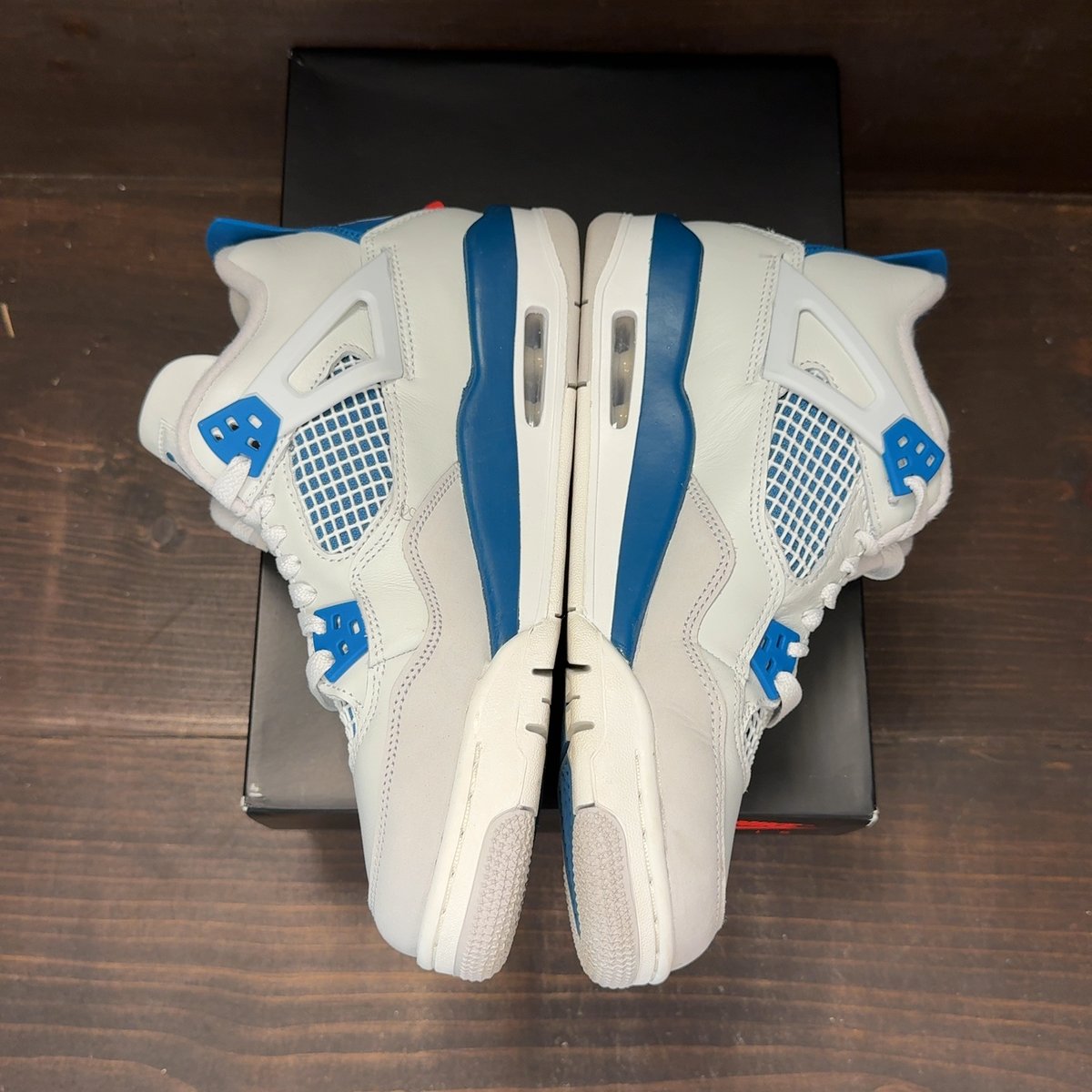 Jordan 4 Retro Military Blue (2024) (GS) Size 7Y (Pre-Owned) - aux
