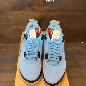 Jordan 4 Retro University Blue Size 9.5 (Pre-Owned) - Image 3