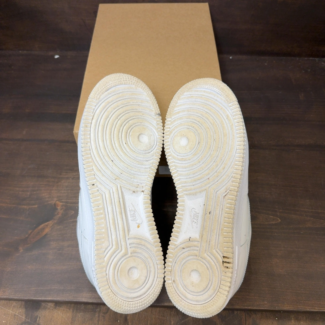 Nike Air Force 1 Low '07 Premium White Patent Size 9.5 (Pre-Owned) - Image 7