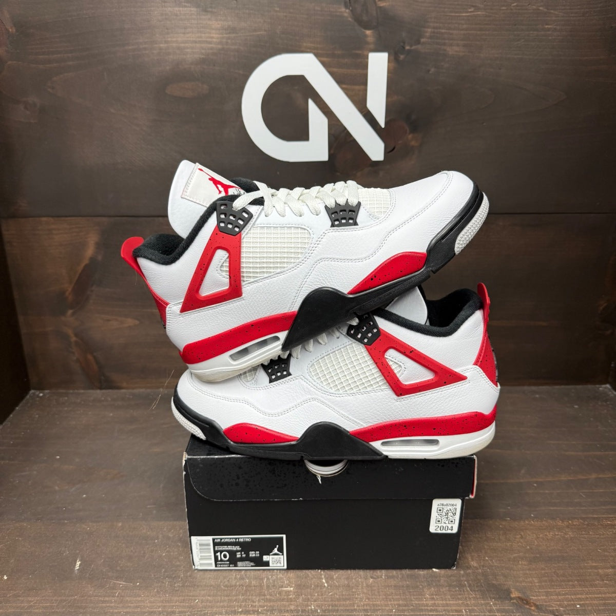 Jordan 4 Retro Red Cement - Image 1
