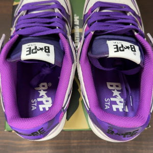 A Bathing Ape Bape SK8 Sta #1 M2 Purple Camo Size 9 (Pre-Owned) - aux