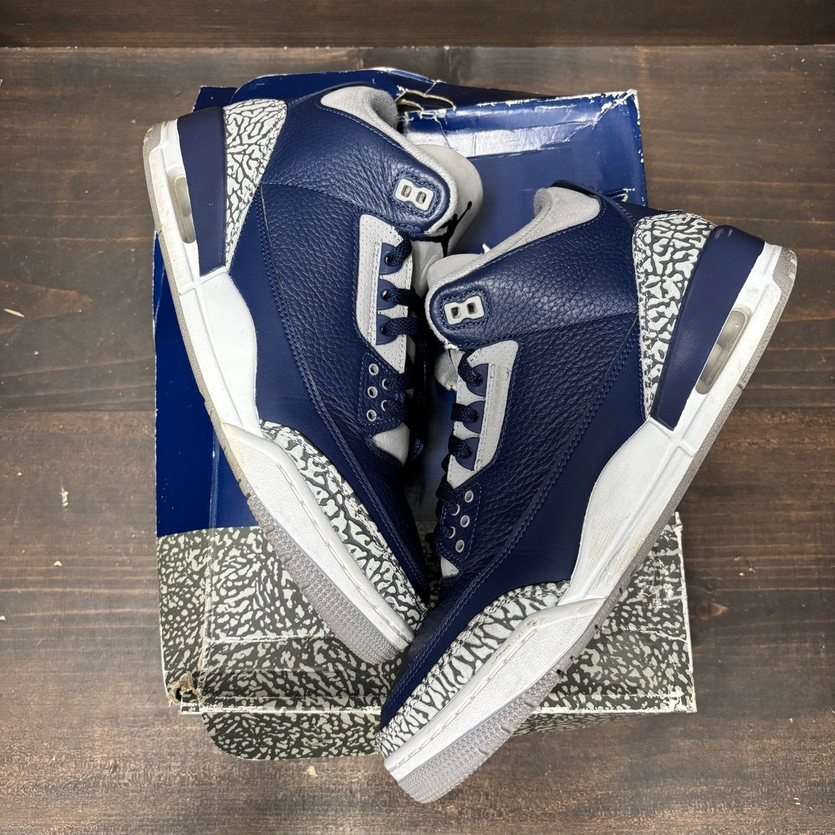 Jordan 3 Retro Georgetown (2021) Size 12 (Pre-Owned) - back