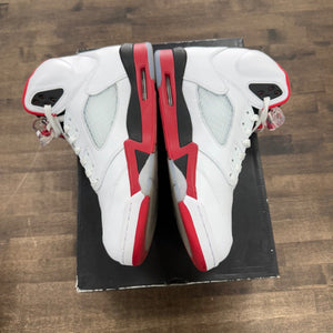 Jordan 5 Retro Fire Red Black Tongue (2025) - Image 5