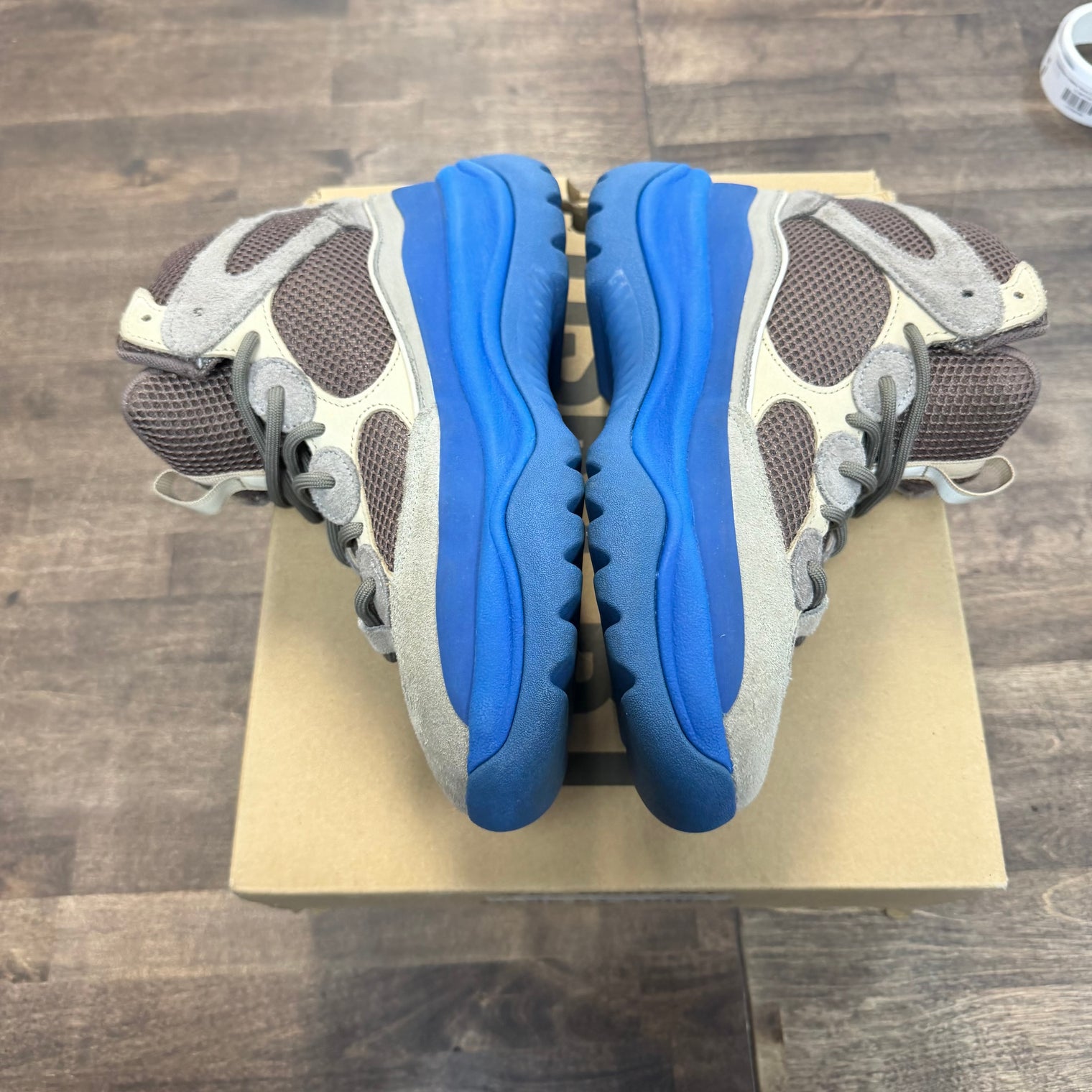 Taupe Blue Adidas Yeezy Desert Boot (USED)