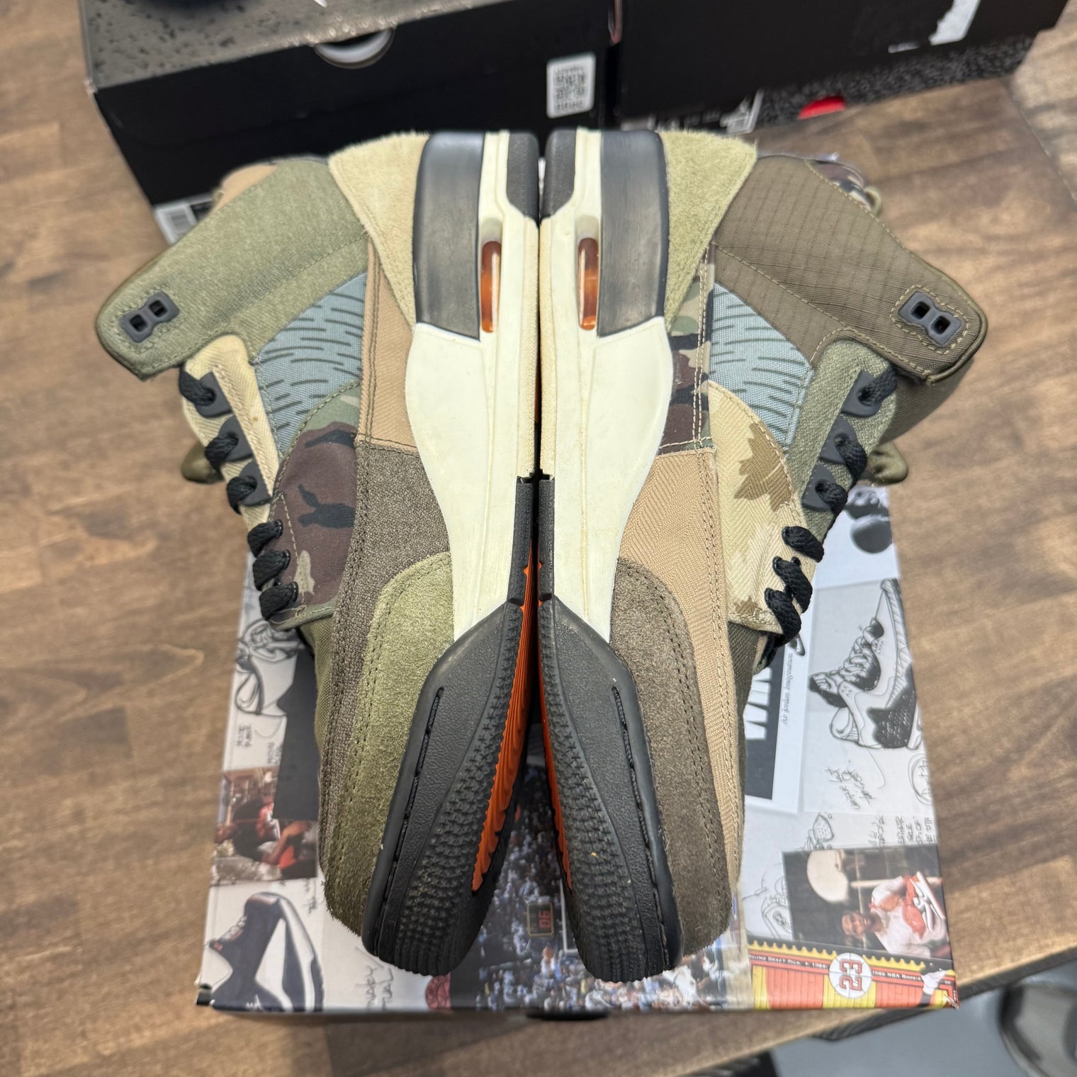 Patchwork Camo Jordan 3 Retro (USED)