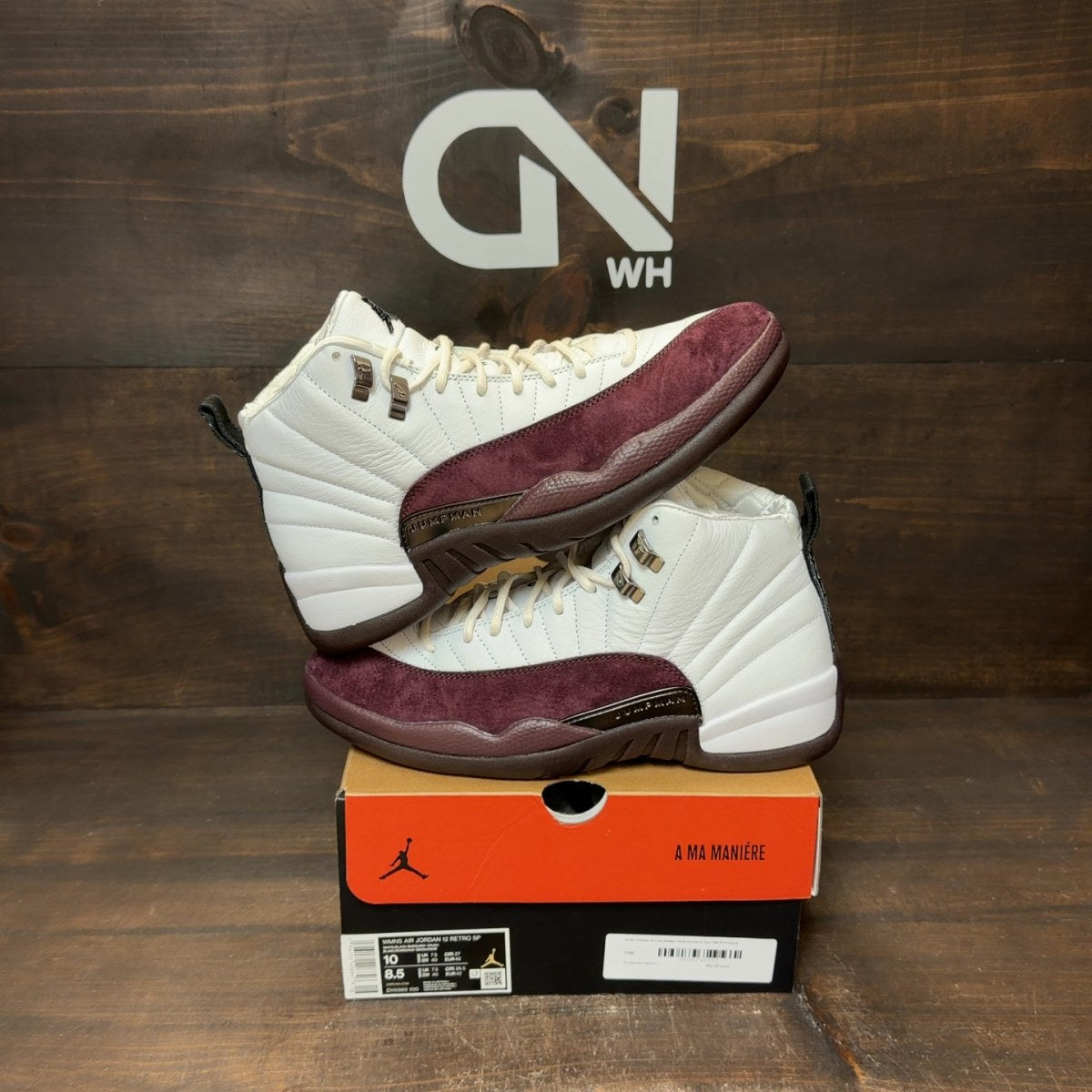 Jordan 12 Retro SP A Ma Maniére White (Women's) - Image 1