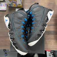 (GS) Photo Blue Black Bottom Jordan 9 (USED,No Box)