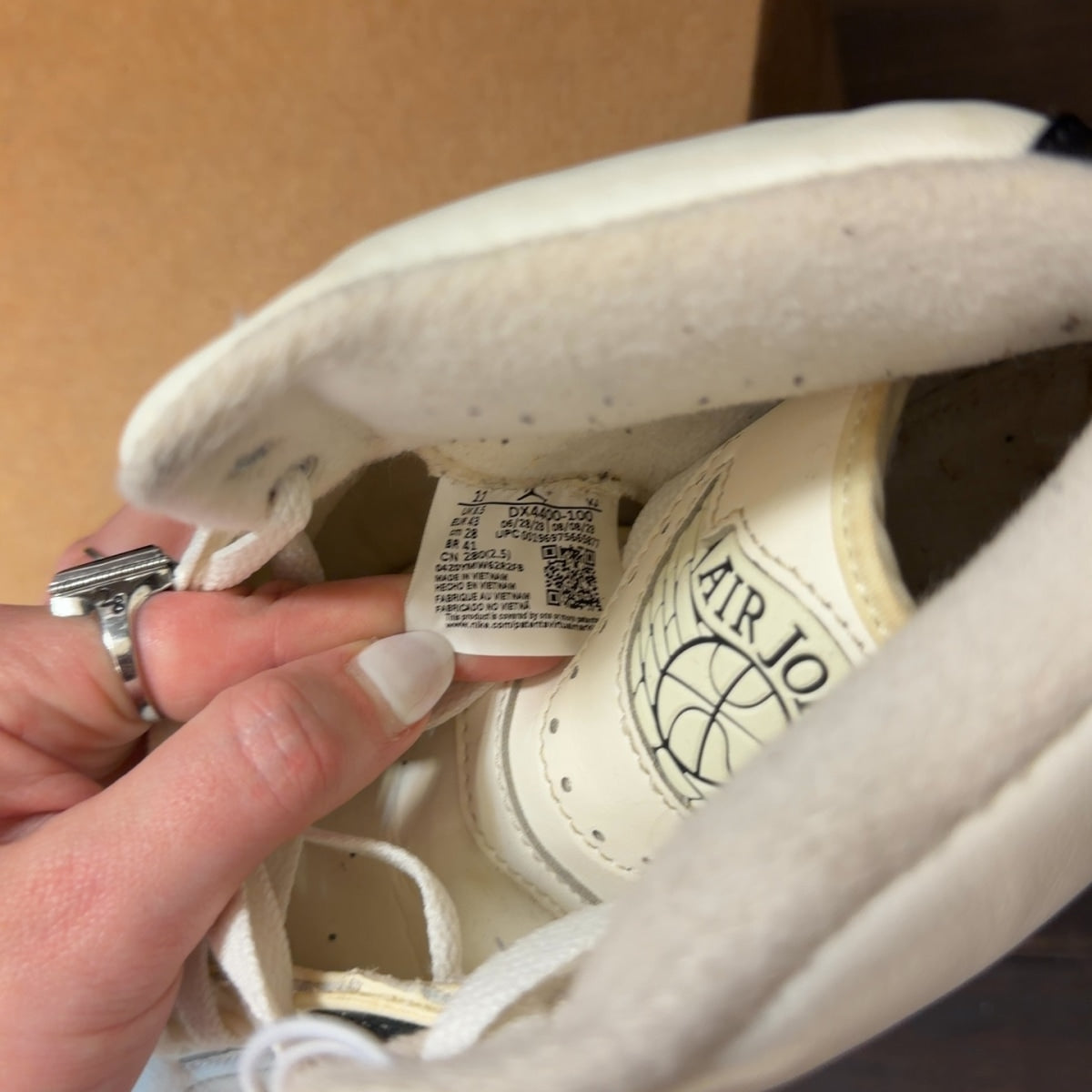 Jordan 2 Retro Sail Black (Women's) Size 11W (Pre-Owned) - Image 8