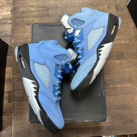University Blue Jordan 5 Retro (USED)