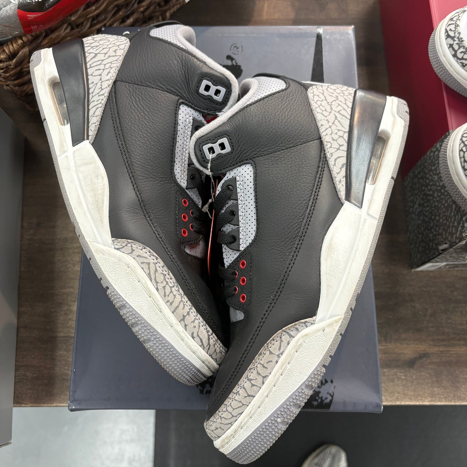 Black Cement Jordan 3 (2024) (USED,No Box)