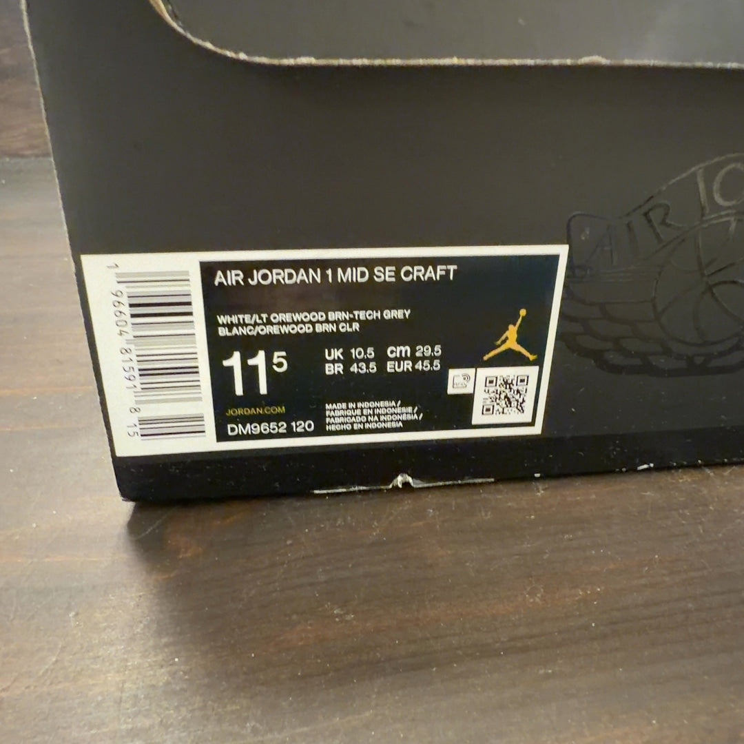 Jordan 1 Mid SE Craft Tech Grey - Image 7