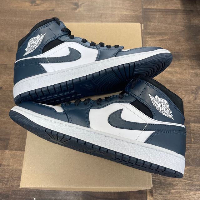 Armory Navy Jordan 1 Mid (Lightly Worn, No box)