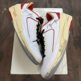Jordan 2 Retro Low SP Off-White White Red - Image 1