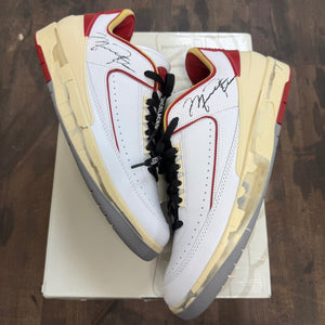 Jordan 2 Retro Low SP Off-White White Red - Image 1