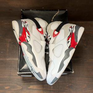 Jordan 8 Retro White True Red (2025) Size 13 (Pre-Owned) - back