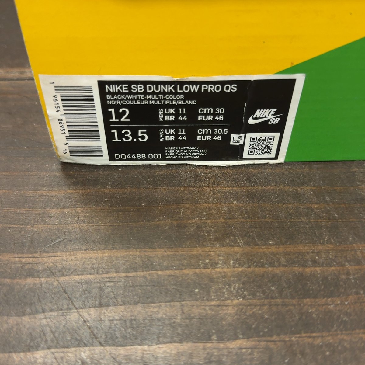 Nike SB Dunk Low Pro QS Neckface Size 12 (Pre-Owned) - aux