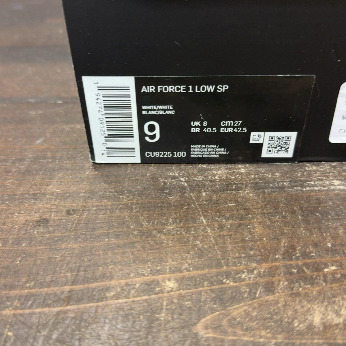 Nike Air Force 1 Low Supreme White - Image 8