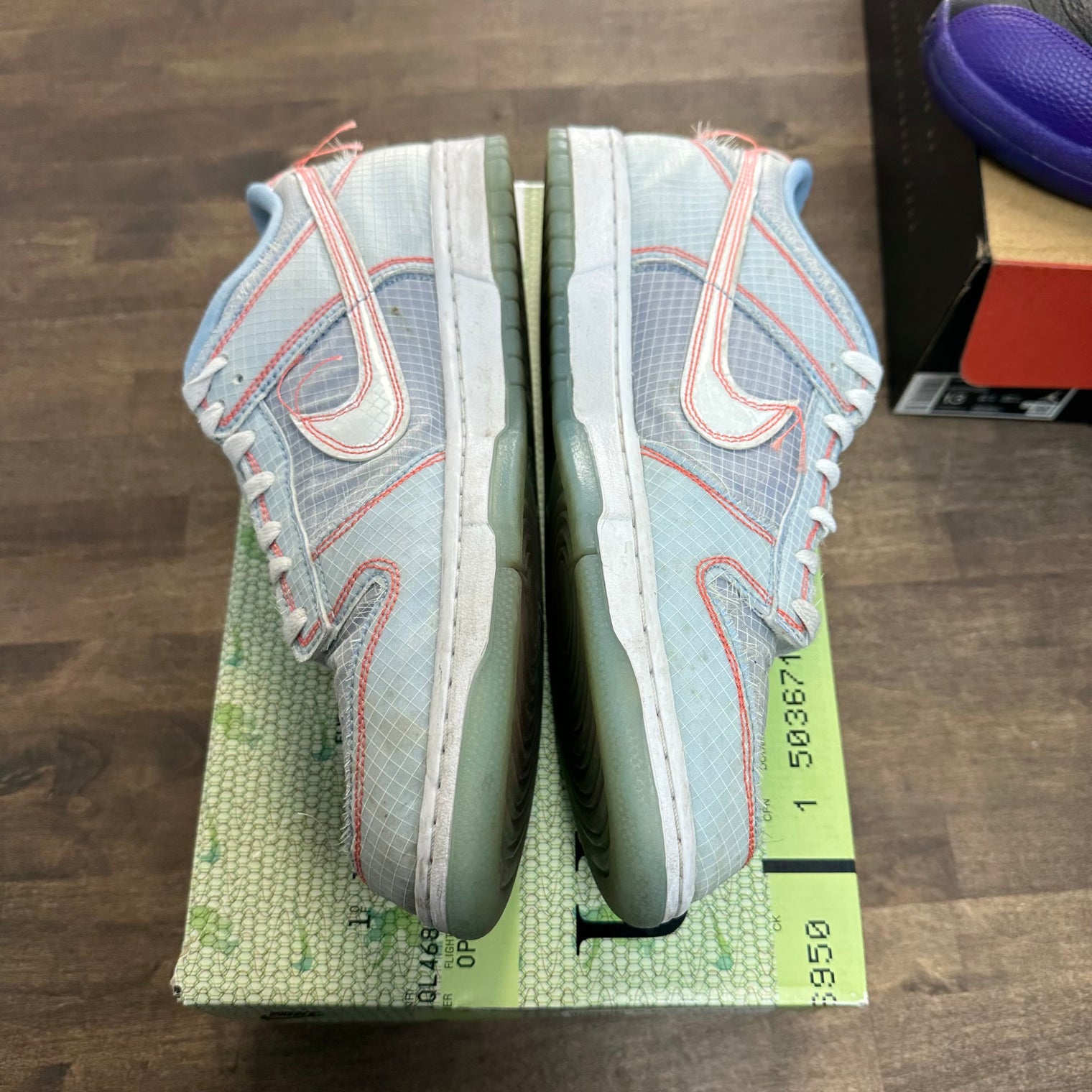 Union Passport Pack Argon Dunk Low (USED)