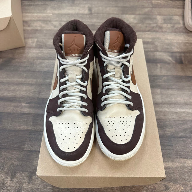Brown Basalt Oatmeal Jordan 1 Mid SE (W) (USED, No Box)