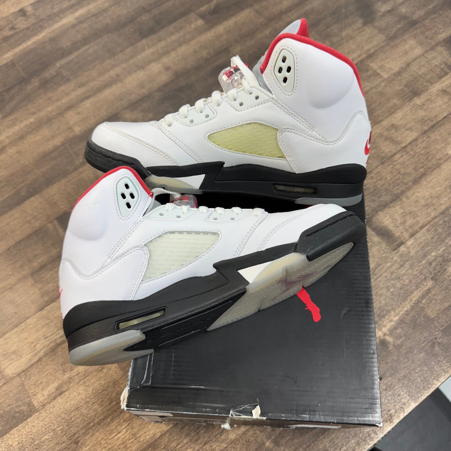 Fire Red Jordan 5 (2020) (GS) (USED)