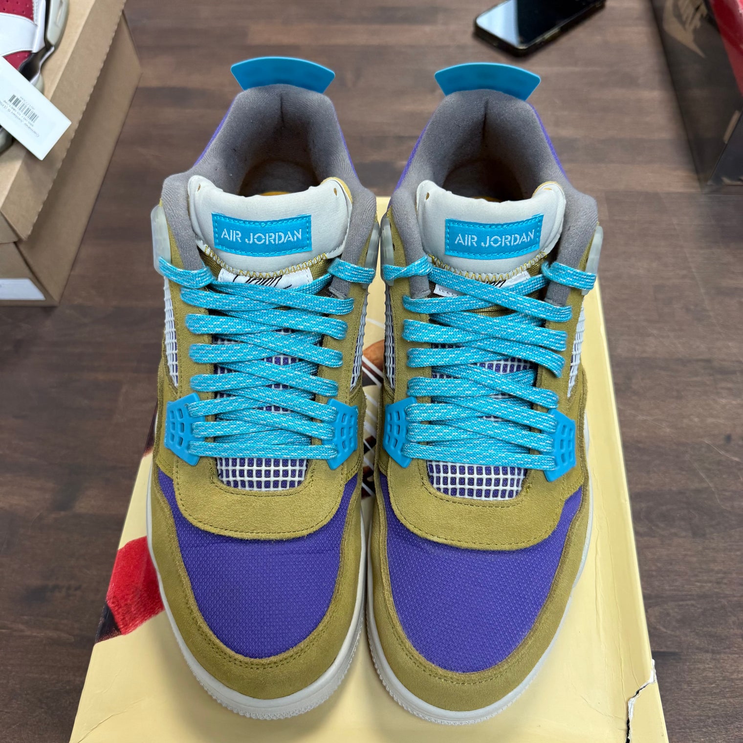Desert Moss Union LA Jordan 4 SP (Lightly Worn)