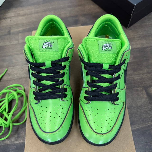 Buttercup Powerpuff Girls Nike SB Dunk Low (USED,No Box)