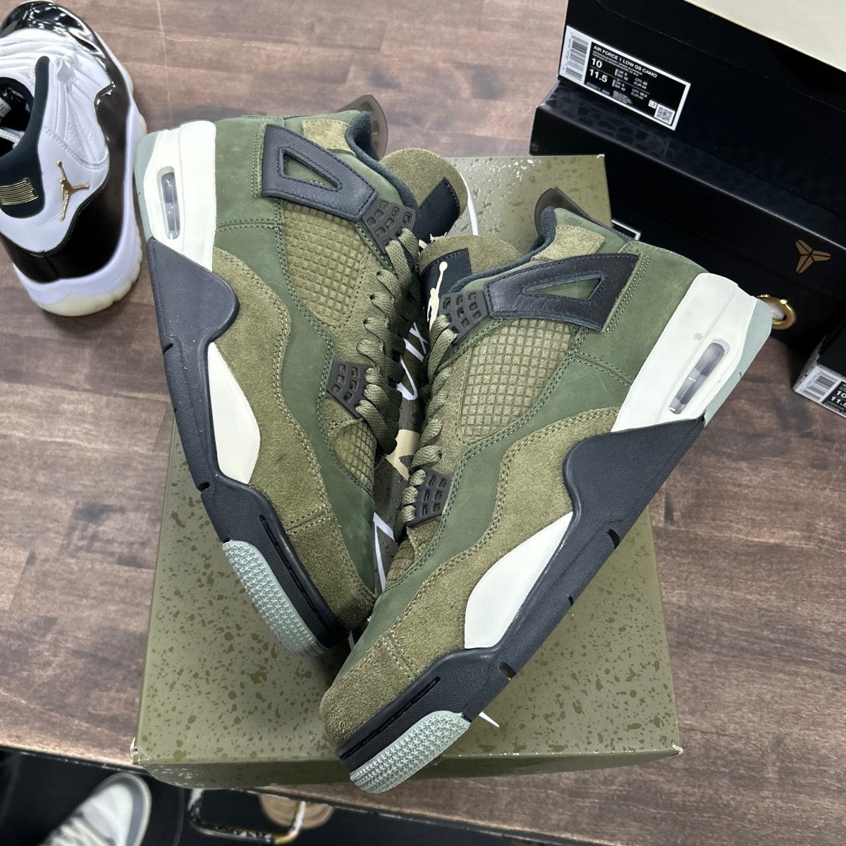 Jordan 4 Retro SE Craft Medium Olive - Image 1