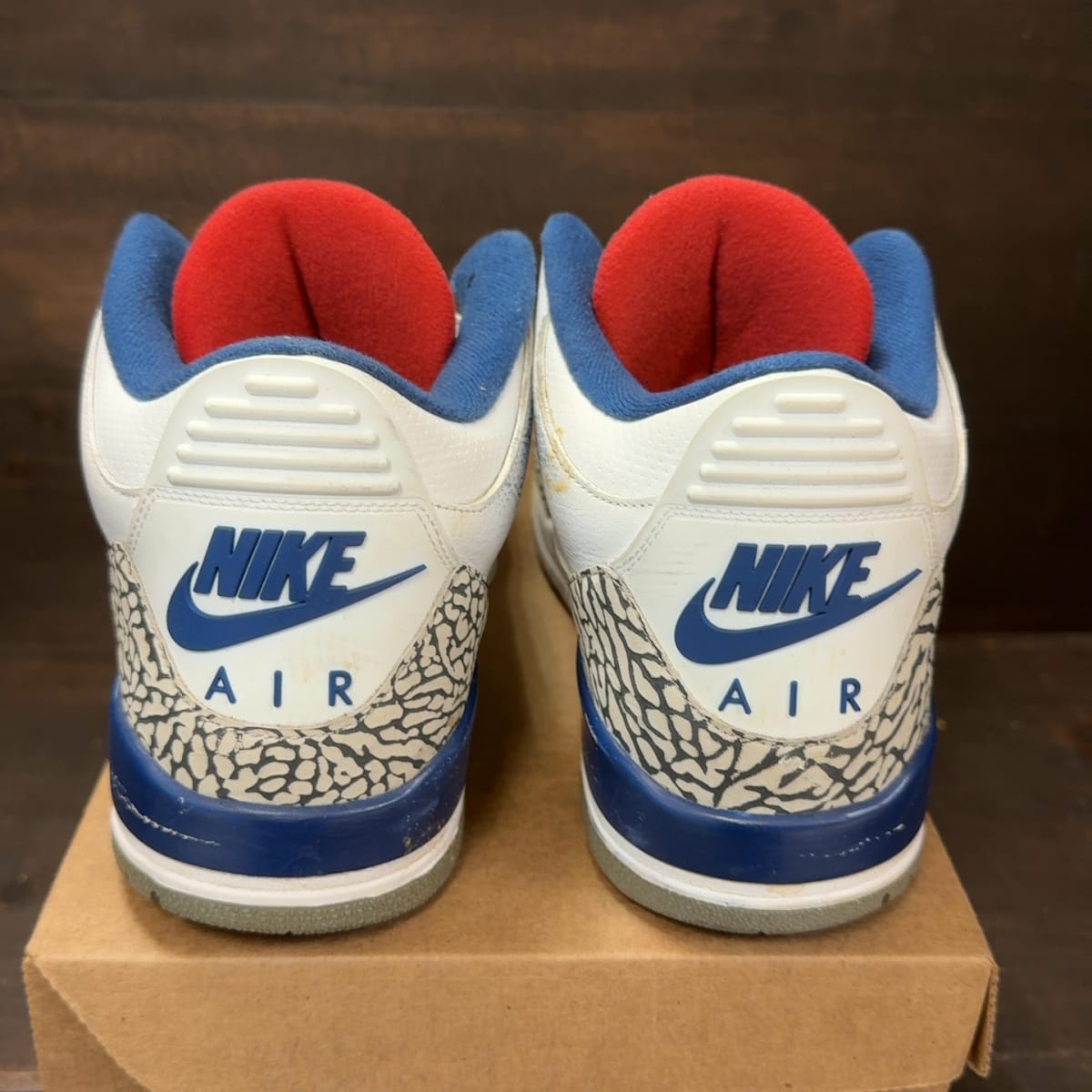Jordan 3 Retro True Blue (2016) Size 11 (Pre-Owned) - aux