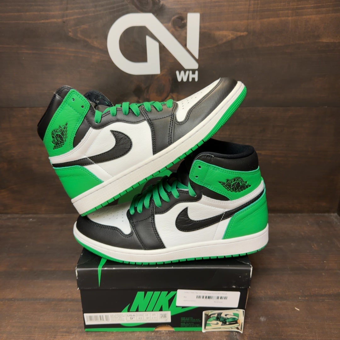 Jordan 1 Retro High OG Lucky Green - Image 1