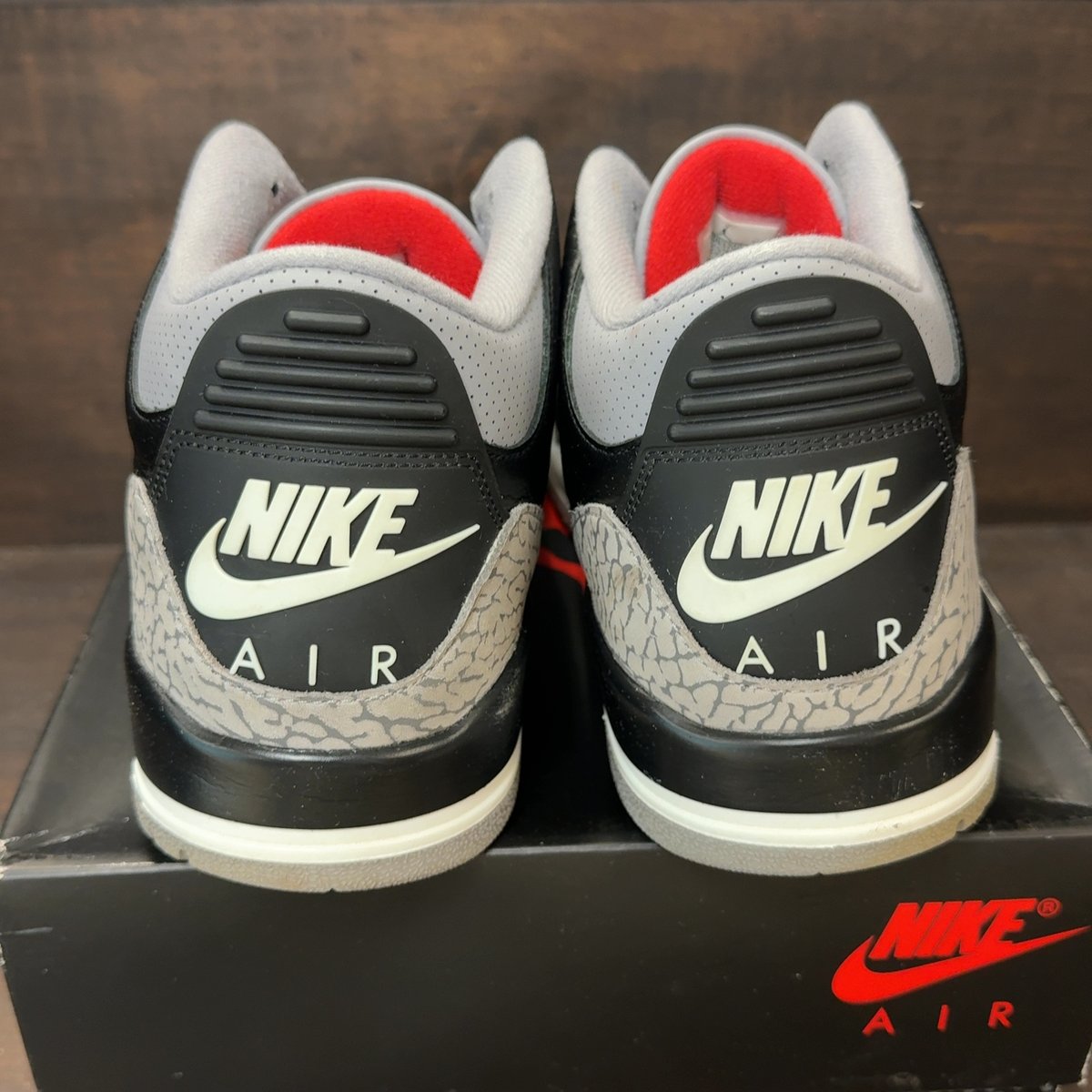 Jordan 3 Retro OG Black Cement (2024) Size 14 (Pre-Owned) - aux