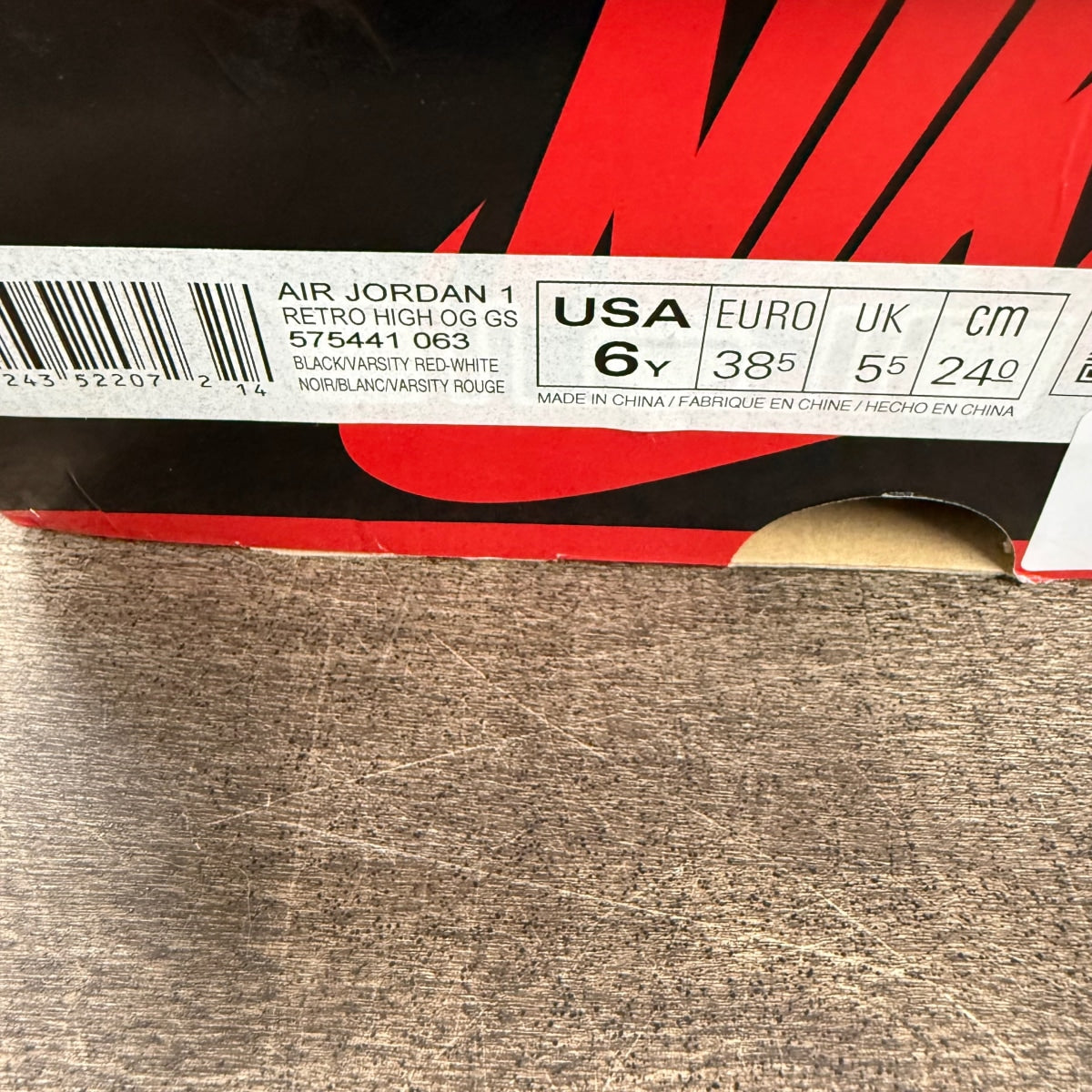 Jordan 1 Retro High OG Patent Bred (GS) - Image 6