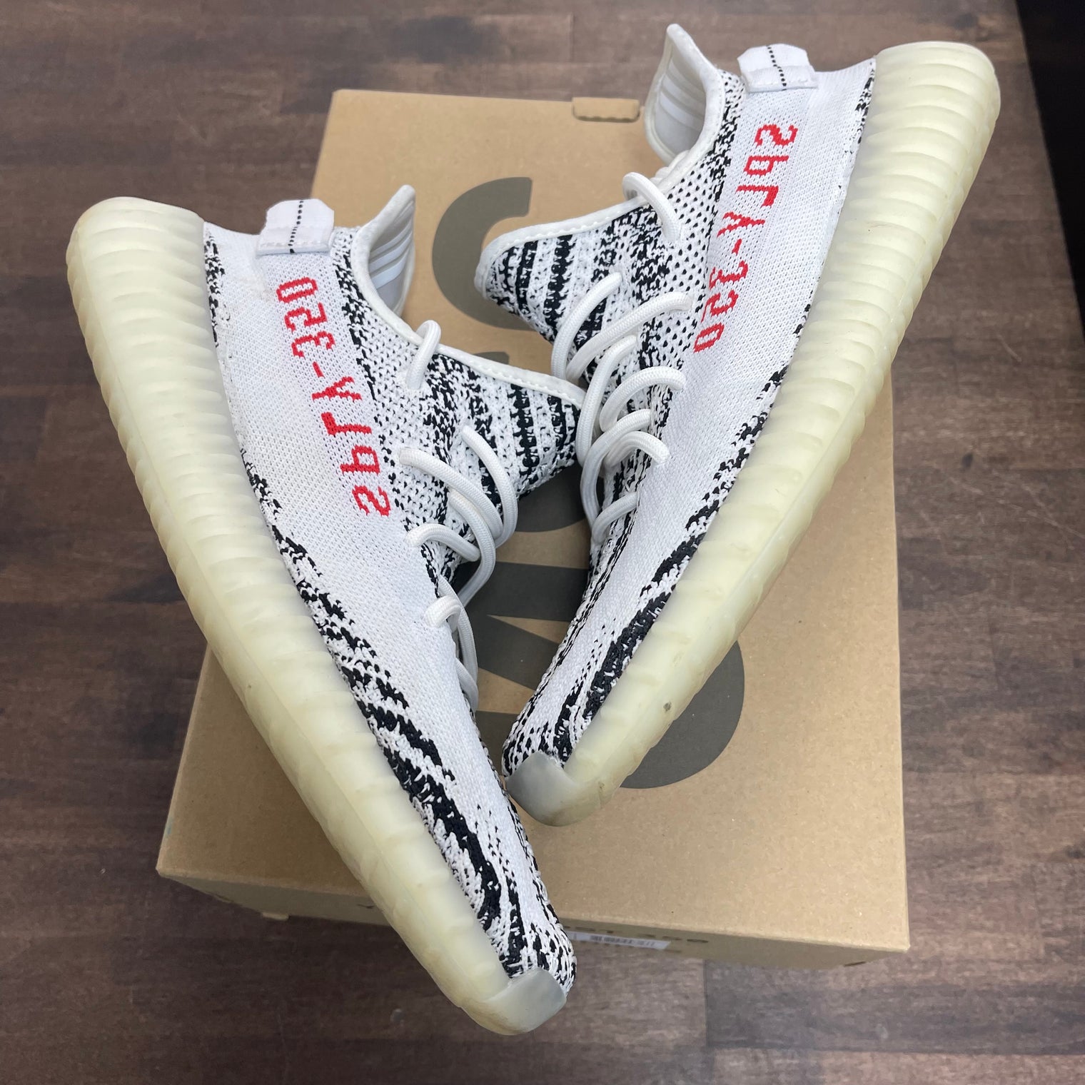 Zebra Yeezy 350 (USED)